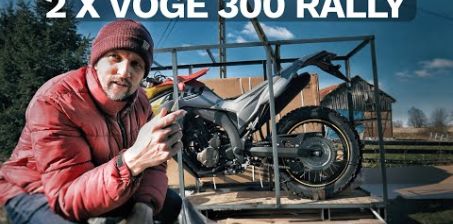 Voge 300 Rally na palecie. Nowy licznik w Voge 300 Rally? Unboxing