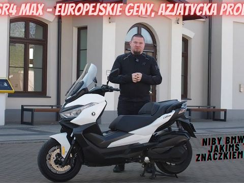 Voge SR4 Max - azjatycki bliźniak BMW C 400 GT, prestiżowy produkt Loncina [test opinia wady zalety]