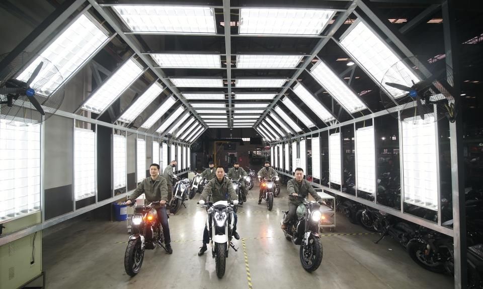 Motocykle VOGE na drodze